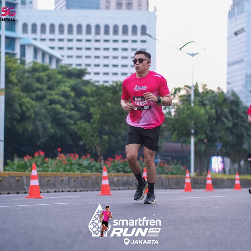 Race photo from SMARTFREN RUN 2026