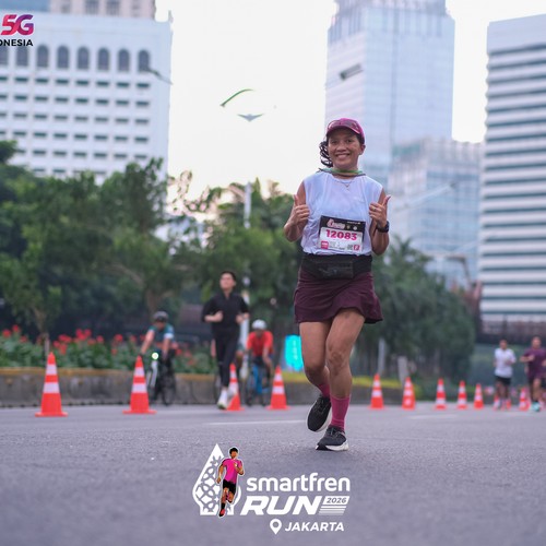 Race photo from SMARTFREN RUN 2026