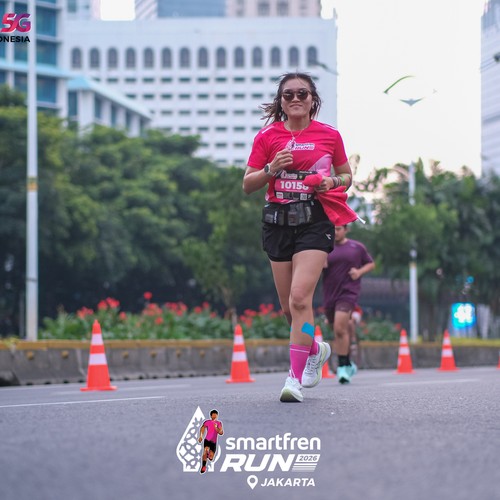Race photo from SMARTFREN RUN 2026