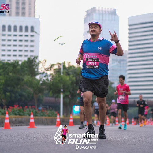 Race photo from SMARTFREN RUN 2026