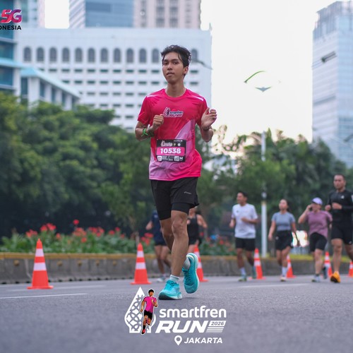 Race photo from SMARTFREN RUN 2026