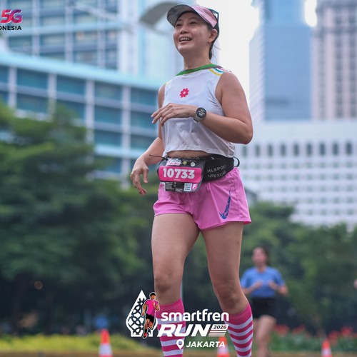 Race photo from SMARTFREN RUN 2026