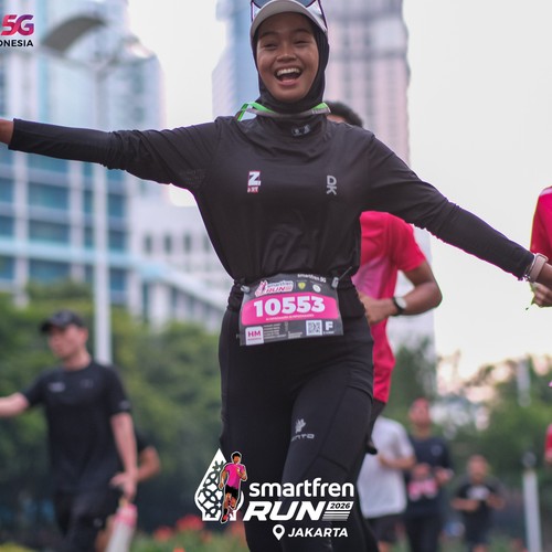 Race photo from SMARTFREN RUN 2026