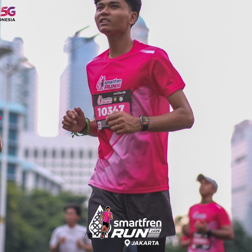 Race photo from SMARTFREN RUN 2026