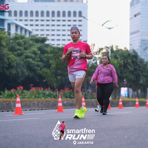 Race photo from SMARTFREN RUN 2026