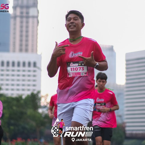 Race photo from SMARTFREN RUN 2026