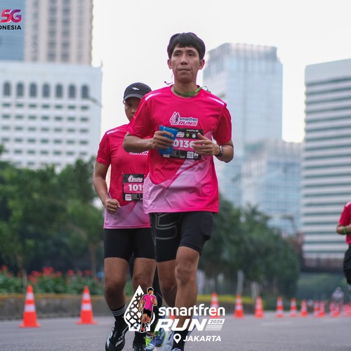 Race photo from SMARTFREN RUN 2026