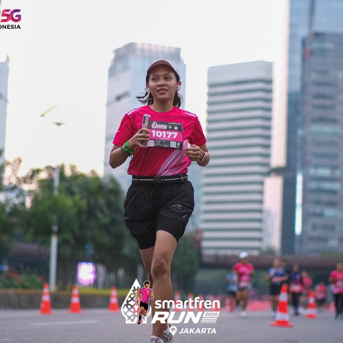 Race photo from SMARTFREN RUN 2026