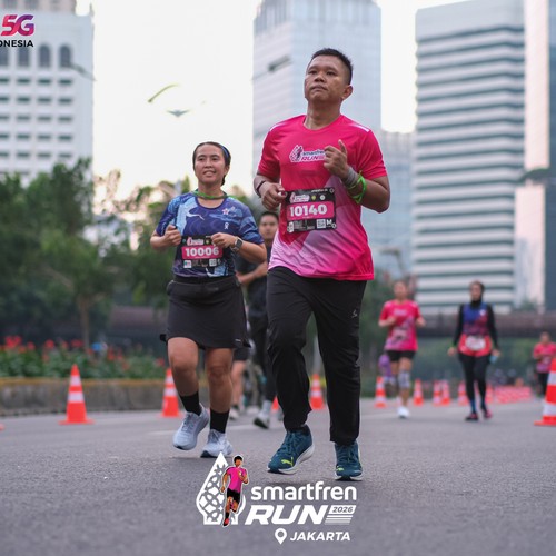 Race photo from SMARTFREN RUN 2026