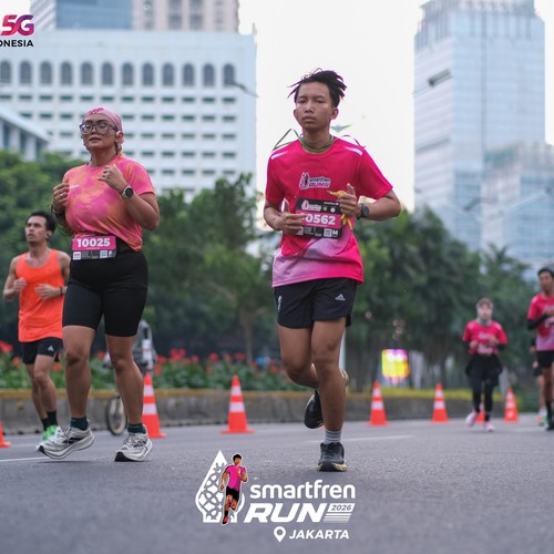 Race photo from SMARTFREN RUN 2026