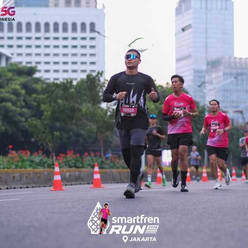 Race photo from SMARTFREN RUN 2026