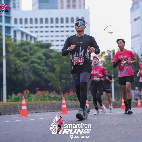 Race photo from SMARTFREN RUN 2026