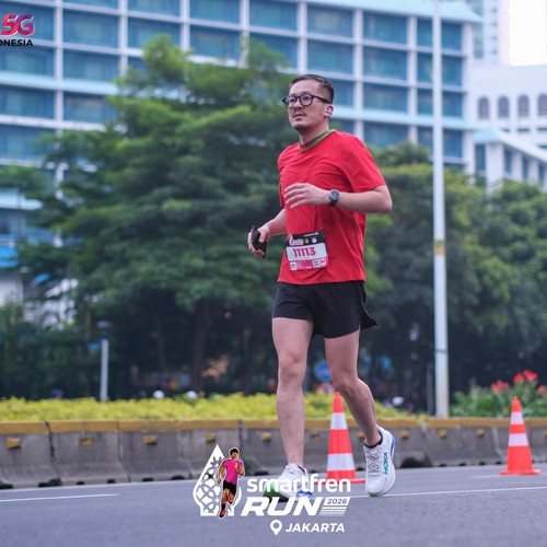 Race photo from SMARTFREN RUN 2026