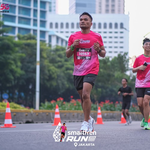 Race photo from SMARTFREN RUN 2026