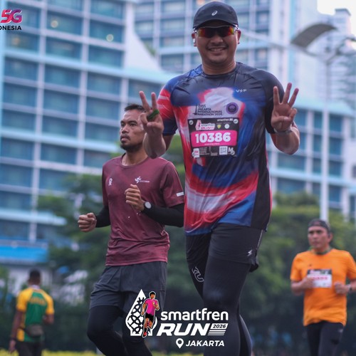 Race photo from SMARTFREN RUN 2026