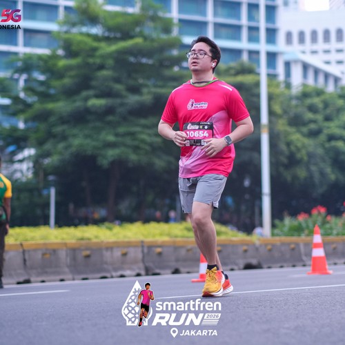 Race photo from SMARTFREN RUN 2026