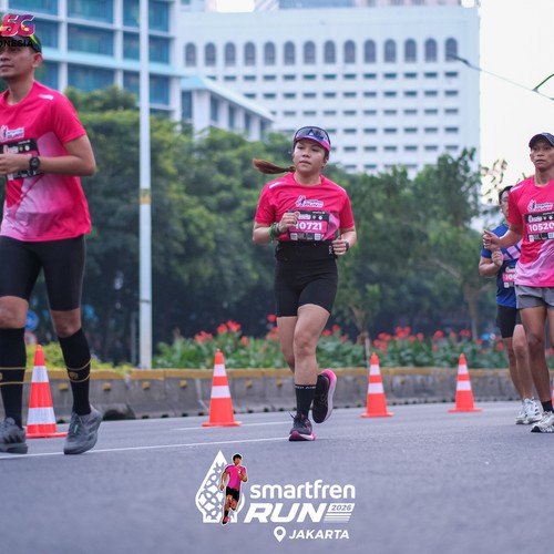 Race photo from SMARTFREN RUN 2026