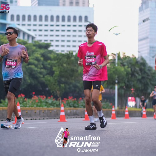 Race photo from SMARTFREN RUN 2026