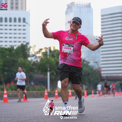 Race photo from SMARTFREN RUN 2026