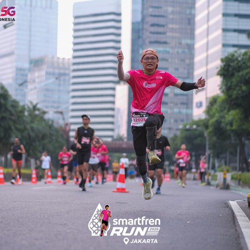 Race photo from SMARTFREN RUN 2026