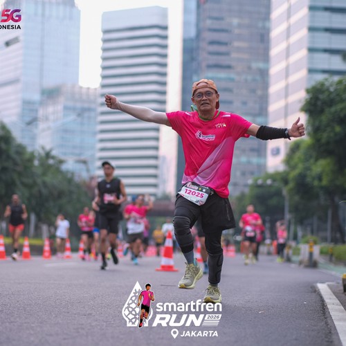 Race photo from SMARTFREN RUN 2026