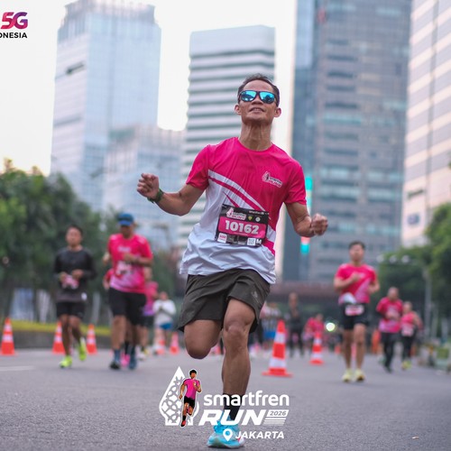 Race photo from SMARTFREN RUN 2026