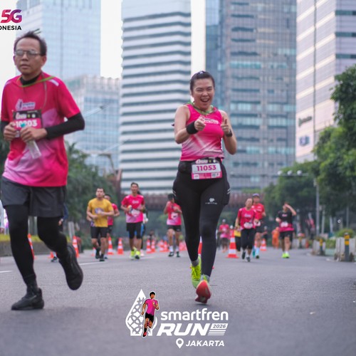 Race photo from SMARTFREN RUN 2026