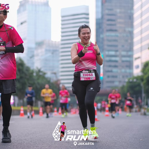 Race photo from SMARTFREN RUN 2026