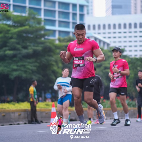 Race photo from SMARTFREN RUN 2026