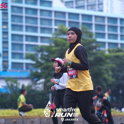 Race photo from SMARTFREN RUN 2026