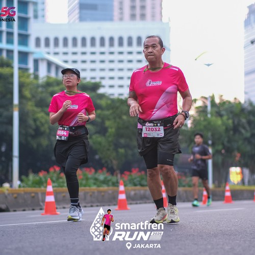 Race photo from SMARTFREN RUN 2026