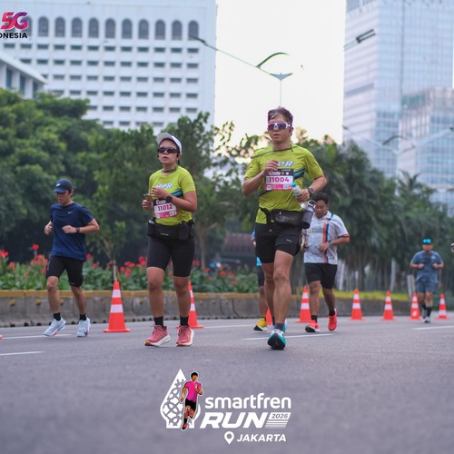 Race photo from SMARTFREN RUN 2026