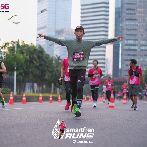 Race photo from SMARTFREN RUN 2026