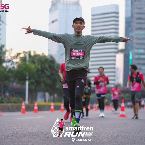 Race photo from SMARTFREN RUN 2026