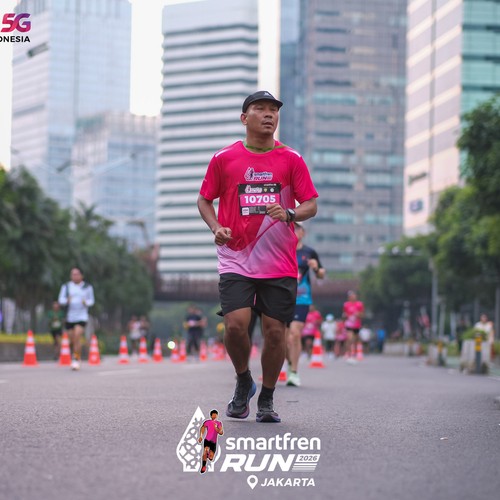 Race photo from SMARTFREN RUN 2026