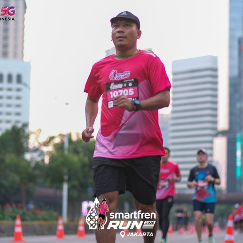 Race photo from SMARTFREN RUN 2026