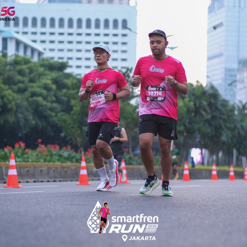 Race photo from SMARTFREN RUN 2026