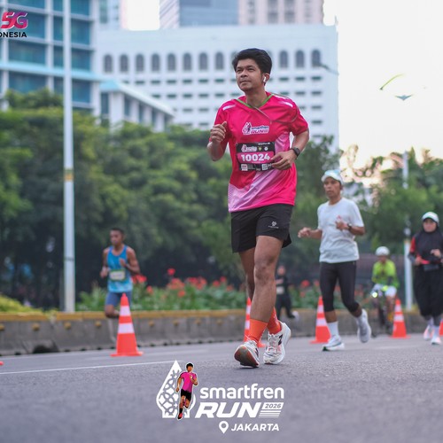 Race photo from SMARTFREN RUN 2026