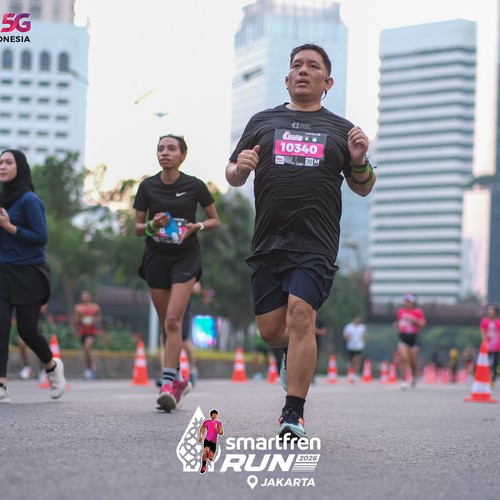 Race photo from SMARTFREN RUN 2026