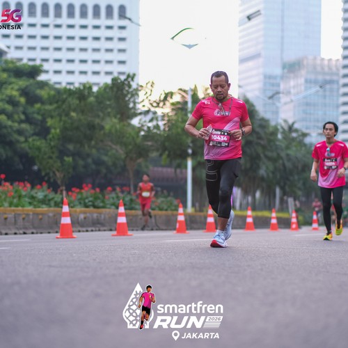 Race photo from SMARTFREN RUN 2026