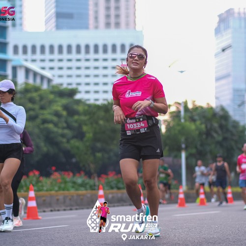 Race photo from SMARTFREN RUN 2026
