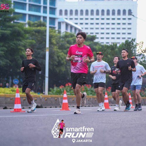 Race photo from SMARTFREN RUN 2026