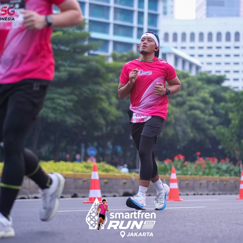 Race photo from SMARTFREN RUN 2026