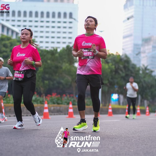 Race photo from SMARTFREN RUN 2026