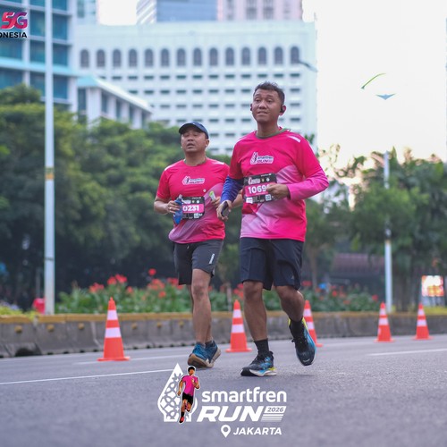 Race photo from SMARTFREN RUN 2026