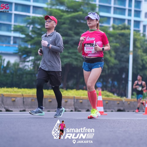Race photo from SMARTFREN RUN 2026