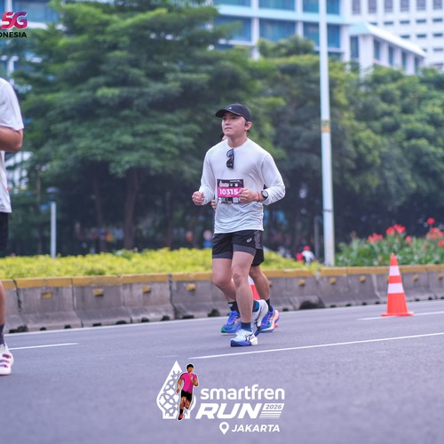 Race photo from SMARTFREN RUN 2026
