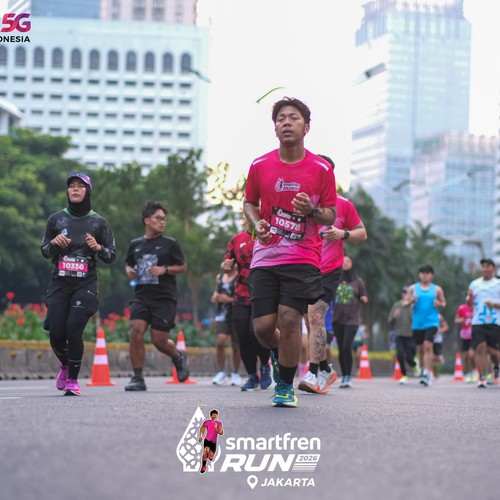 Race photo from SMARTFREN RUN 2026