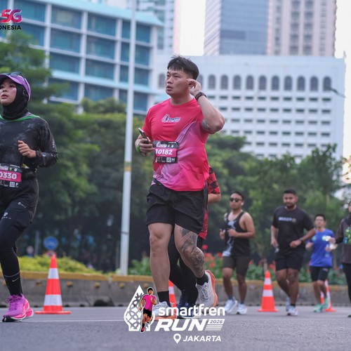 Race photo from SMARTFREN RUN 2026