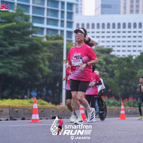 Race photo from SMARTFREN RUN 2026